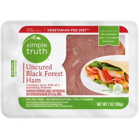 simple truth uncured black forest ham lunch meat  oz ralphs
