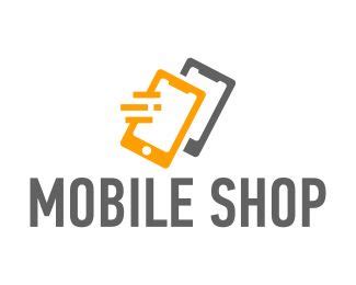 mobile shop logo logo design logo mobile shop  unique modern