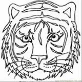 Coloring Tiger Face Printable Pages Mask Template Color Head Drawing Animal Er Siberian Print Animals Getdrawings Getcolorings Sketch Easy Sampletemplatess sketch template