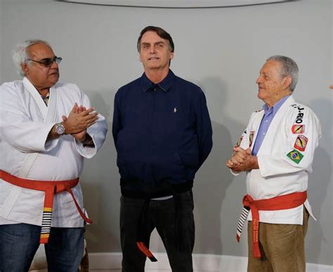 Brazil Presidential Candidate Jair Bolsonaro Receives Honorary Bjj
