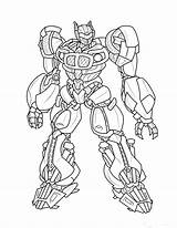 Coloring Transformer Pages Robot Bumblebee Disguise Comments sketch template