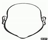 Blank Head Template Coloring sketch template