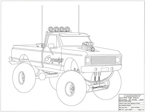 chevy truck drawing  getdrawings