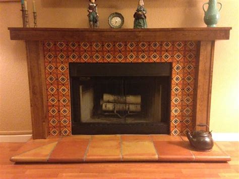 images pictures  ideas  mexican style fireplaces mexican tile designs