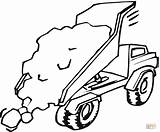 Truck Coloring Pages Trucks Digger Cement Mixer Printable Sand Crane Drawing Mail Log Clipart Tipper Tanker Color Grave Dodge Clipartmag sketch template