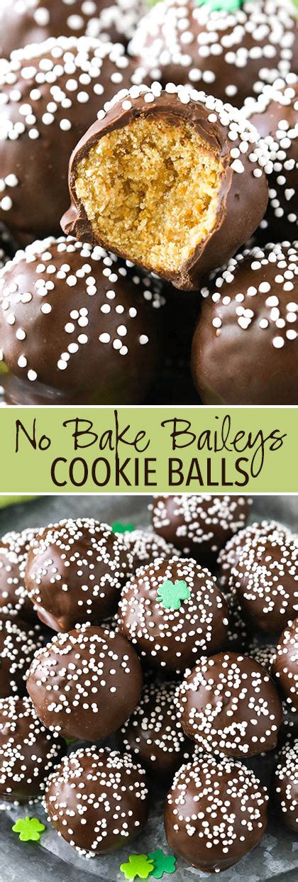 No Bake Baileys Irish Cream Cookie Balls Life Love And Sugar