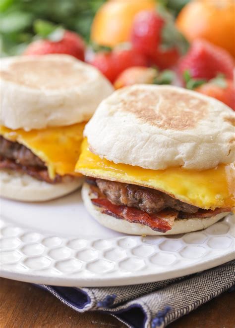top  ideas  healthy english muffin breakfast sandwich