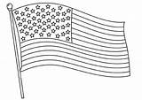 Flag Coloring American Printable Pages Kids Outline Clipart Sheets Clip Color Flags July Colouring Original 4th Blank Print Printables Afro sketch template