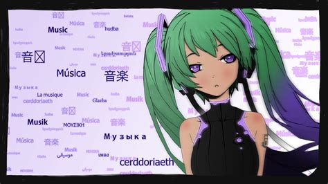 green hair vocaloid anime girls anime violet eyes wallpapers hd