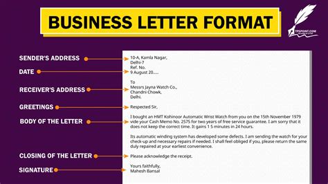 business letter examples format  templates tpspointcom
