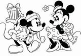 Coloring Mickey Mouse Pages Christmas Minnie Bestcoloringpagesforkids Kids sketch template