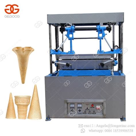 commercial semi automatic pizza cono making equipment wafer ice cream cone machine buy