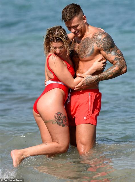 Olivia Buckland Gets Playful With Alex Bowen In Croatia