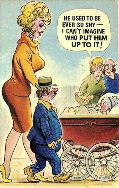 Saucy Seaside Postcard Funny Cartoon Pictures Funny Long Jokes