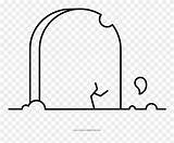 Tombstone Lapidas Pinclipart sketch template