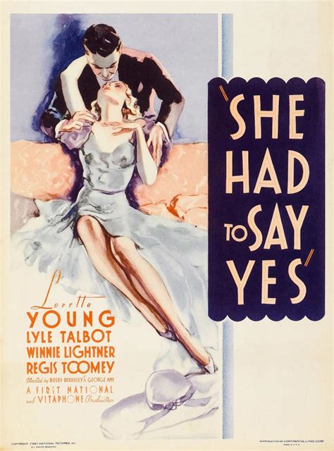 She Had To Say Yes 1933 Filmaffinity