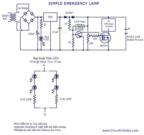circuit wiring simple current controlled led tube light circuit diagram