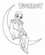 Pierrot sketch template