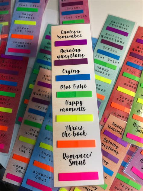 annotating bookmark book tok bookish annotate book reading gift