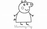 Peppa Pig Pages Coloring Mummy Colouring Printable Top Online Choose Board Crafts Arts Birthday sketch template