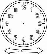 Reloj Relojes Agujas Molde Moldes Esquivel sketch template