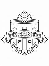 Toronto Coloring Designlooter Fc Football Club 91kb 750px sketch template