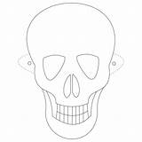 Caveira Caretas Molde Muertos Calaveras Mascaras Cosas Coloringcity Orientacionandujar sketch template