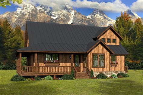 cabin house plans mountain home designs floor plan collections