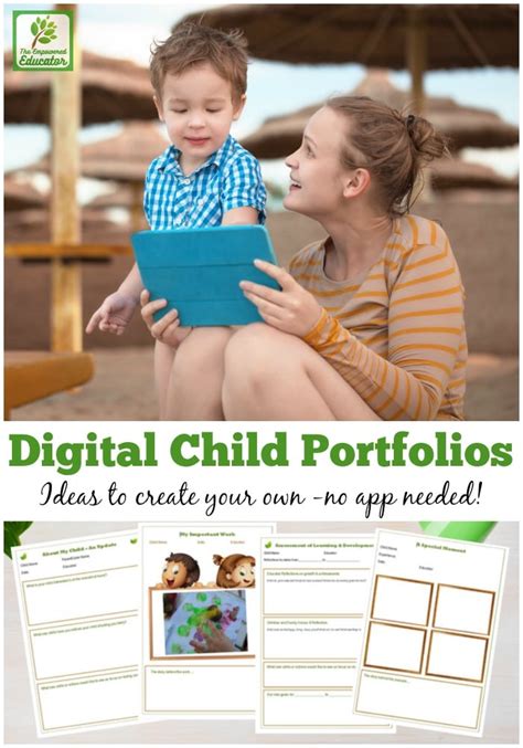 child portfolios   create   digital portfolios