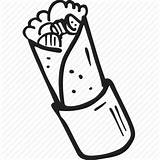 Tortilla Bistro Getdrawings Tacos Noun Iconfinder sketch template
