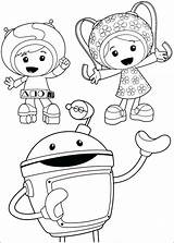 Umizoomi Coloring Team Pages Print sketch template