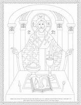 Byzantine Catholic Church sketch template