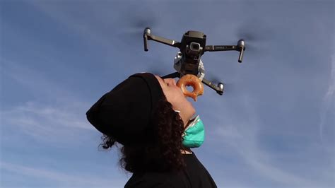 youtuber starts  drone delivery service  dji mavic  pro