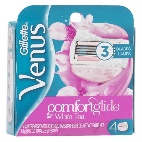 gillette venus comfort glide white tea  cartridges london drugs