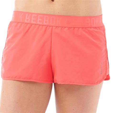 Buy Reebok Womens Workout Ready Speedwick Playdry Training Shorts Neon
