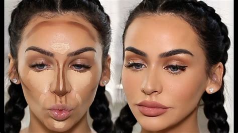 my contour and highlight routine carli bybel youtube
