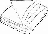 Blanket Clipart Clip Outline Folded Fabric Vector Wool Cartoon Illustrations Transparent Illustration Towel Royalty Webstockreview sketch template