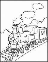 Train Coloring Pages Kids Printable Children Trains Color Sheets Sheet Popular Simple Thomas sketch template