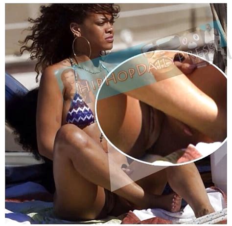 rihanna shows pussy on beach porn pictures xxx photos sex images