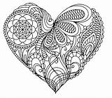 Heart Coloring Pages Patterns Choose Board Zen Doodle Urban Threads Designs Embroidery sketch template