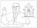 Pope Coloring Francis Pages Catholic Getdrawings Getcolorings sketch template