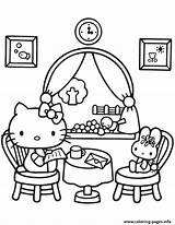 Kitty Coloring Hello Pages Printable Color Characters Print Prints Popular Book sketch template