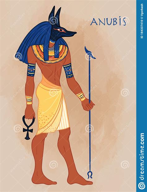 Anubis In Ancient Egyptian God Of Death Mummification
