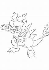 Magmar Pokemon Coloring Pages Generation Kids sketch template