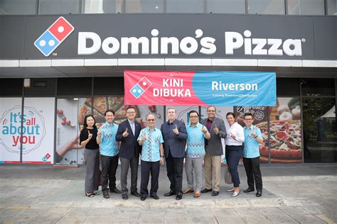 dominos pizza officially opens  kota kinabalu