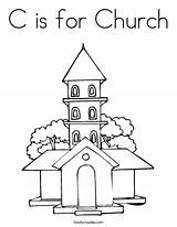 Church Coloring Pages Drawing Simple Outline Print Getdrawings Popular Printable Noodle Books sketch template
