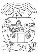 Arche Malvorlagen Ausmalbild Noahs Religion Kindergottesdienst Momjunction sketch template