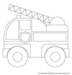 fire truck coloring page firetruck coloring page fire safety