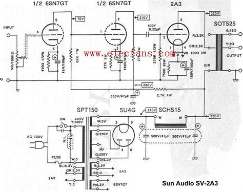 circuit diagram  tube amplifier flickr