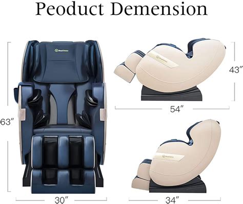 Real Relax Massage Chair Full Body Zero Gravity Shiatsu Massage